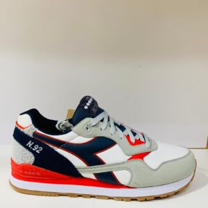 Diadora Towel n.92 Bianca/Blu Uomo