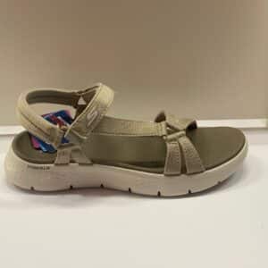 Skechers Go Walk Flex Taupe Sandalo Donna