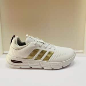 Wide Elastic L White