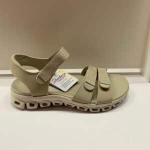 Skechers Yoga Foam Beige Sandalo Donna