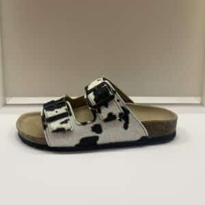 Biomodex Ciabatta Due Fibbie Col. Mucca Donna